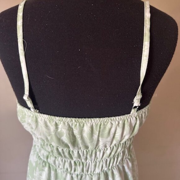 Soft Celdon High Low Ruffle Dress  8444 - Picture 7 of 11